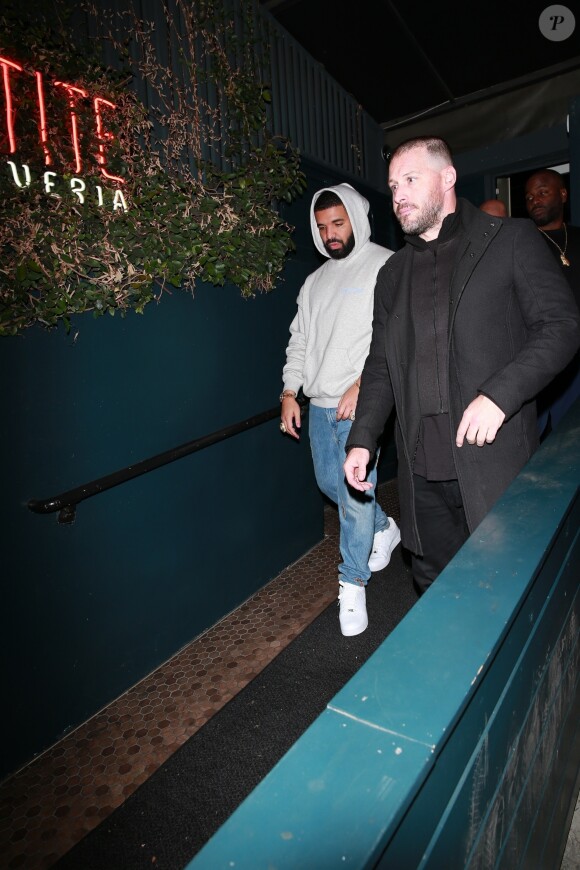 Drake arrive dans le club Poppy à West Hollywood, le 22 octobre 2019. 22/10/2019 - Los Angeles