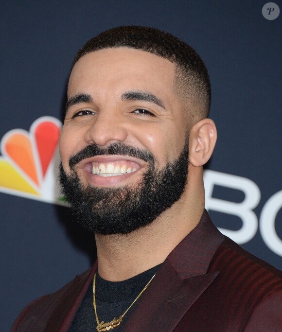 Drake dans la press room des "2019 Billboards Music Awards" au MGM Grand Garden Arena à Las Vegas, le 1er mai 2019.