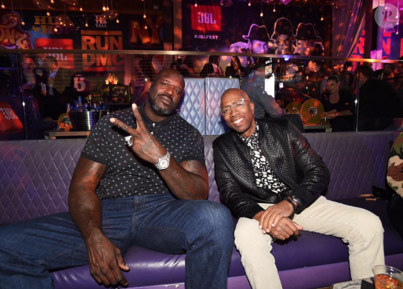 Shaquille O'Neal et Kenny Smith. Octobre 2015.