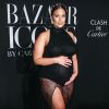 Ashley Graham, enceinte à la soirée Harper's BAZAAR 2019 'ICONS By Carine Roitfeld' lors de la Fashion Week de New York, le 6 septembre 2019.