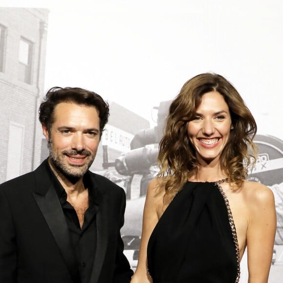 Nicolas Bedos et Doria Tillier lors de la cérémonie d'ouverture à la Halle Tony Garnier du 11ème Festival Lumiere 2019 de Lyon le 12 octobre 2019. © Dominique Jacovides / Bestimage