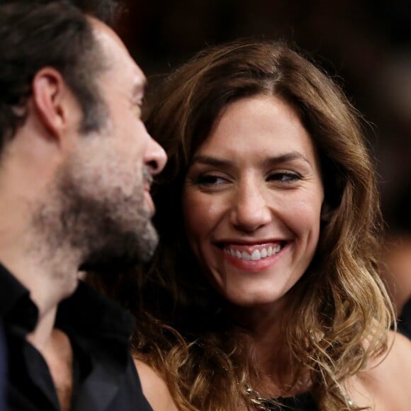 Nicolas Bedos et Doria Tillier lors de la cérémonie d'ouverture à la Halle Tony Garnier du 11ème Festival Lumiere 2019 de Lyon le 12 octobre 2019. © Dominique Jacovides / Bestimage