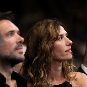 Nicolas Bedos et Doria Tillier lors de la cérémonie d'ouverture à la Halle Tony Garnier du 11ème Festival Lumiere 2019 de Lyon le 12 octobre 2019. © Dominique Jacovides / Bestimage