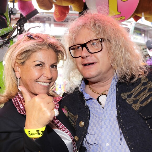 Caroline Margeridon, Pierre-Jean Chalençon - Soirée d'inauguration de la Foire du Trône sur la Pelouse de Reuilly à Paris le 5 avril 2019. © Cédric Perrin/Bestimage