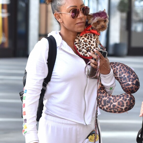 Mel B (Melanie Brown) dans la rue à Londres, le 17 septembre 2019.