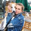 Camille Gottlieb sur Instagram avec sa chienne adorée Léonie, le 15 juillet 2019.