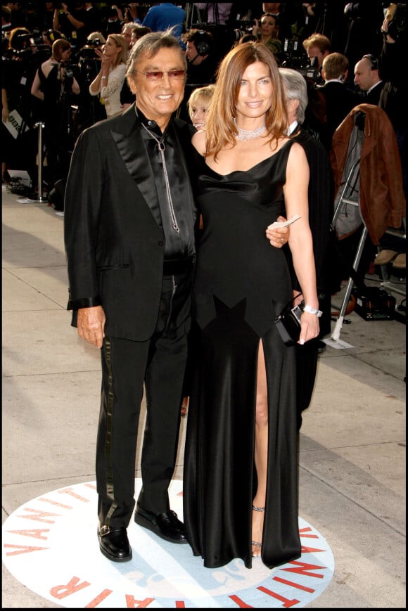 Robert Evans et Victoria White à la soirée Vanity Fair des Oscars, Los Angeles, 2006.