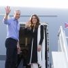 Kate Catherine Middleton et le prince William au départ de l'aéroport d'Islamabad, après leur voyage officiel de cinq jours au Pakistan. Le 18 octobre 2019