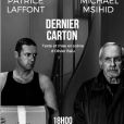 Affiche de la pièce "Dernier Carton", avec Patrice Laffont