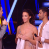 Linda Hardy et Christophe Licata sur une rumba lors du troisième prime de "Danse avec les stars 2019, le 5 octobre, sur TF1