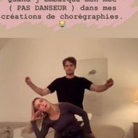 Inès Vandamme (Danse avec les stars) : Drôle de photo avec son chéri, son cobaye