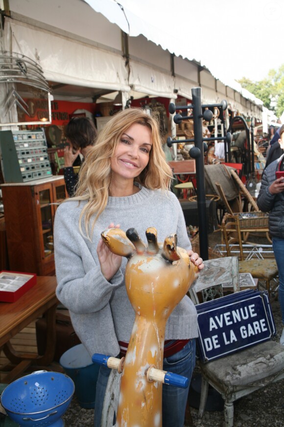 Exclusif - Ingrid Chauvin Marraine de la 99ème edition de la 'Foire de Chatou' sur les antiquités et Brocante à Chatou.le 28 Septembre 2019. © Jlppa / Bestimage
