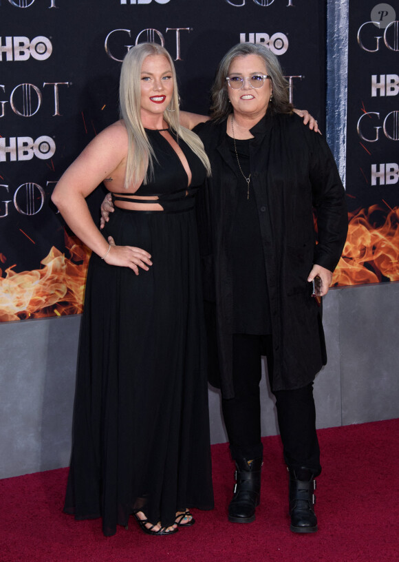 Elizabeth Rooney et Rosie O'Donnell à la première de "Game of Thrones - Saison 8" au Radio City Music Hall à New York, le 3 avril 2019. @Janet Mayer/Splash News/ABACAPRESS.COM