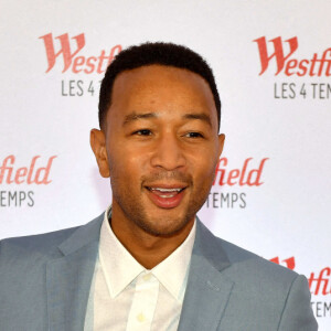 John Legend au centre commercial Westfield Les Quatre Temps, Paris. Le 12 septembre 2019. @Laurent Zabulon-Nasser Berzane/EMPICS Entertainment/ABACAPRESS.COM