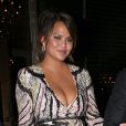 Exclusif - Chrissy Teigen et son mari John Legend sont allés dîner au restaurant Via Veneto à Santa Monica le 11 novembre 2018.