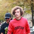 Exclusif - David Luiz dans la rue à Paris pendant la fashion week, le 26 septembre 2019