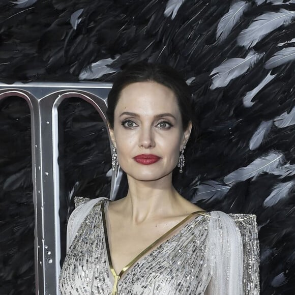 Angelina Jolie - Les célébrités assistent à la première de "Maléfique : Le Pouvoir du Mal" à Londres, le 9 octobre 2019.