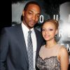Anthony Mackie et son ex-femme Sheletta Chapital à New York. Le 14 novembre 2011.
