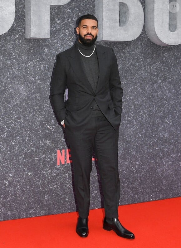 Le rappeur Drake à la première de la série Netflix "Top Boy" au cinéma Hackney Picturehouse à Londres, Royaume Uni, le 4 septembre 2019.