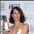  Jamie Lee Curtis reçoit le Golden Globes de la meilleure actrice pour True Lies en 1995 