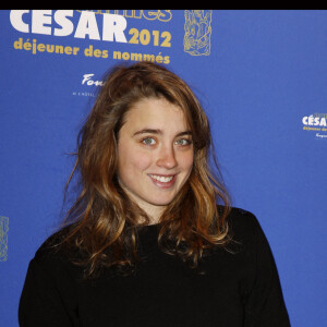 Adèle Haenel au déjeuner des nommés des César 2012 au Fouquet's à Paris le 4 février 2012