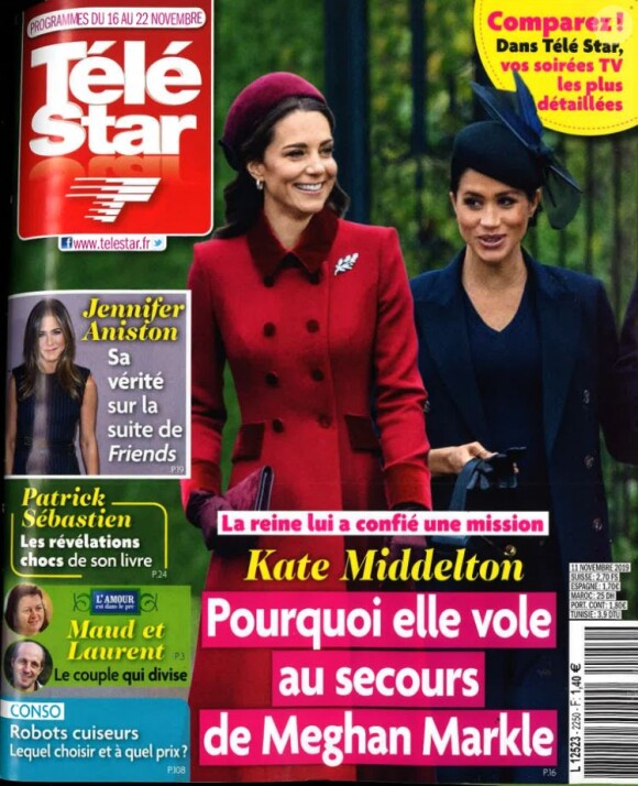 Couverture du magazine "Télé Star", en kioske à partir du lundi 11 novembre 2019.