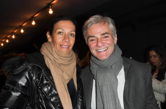 Exclusif - Cyril Viguier et sa femme Isabelle - Générale de la pièce "Groenland" avec Géraldine Danon au théâtre "La Scala" à Paris le 8 novembre 2019. © Coadic Guirec/Bestimage