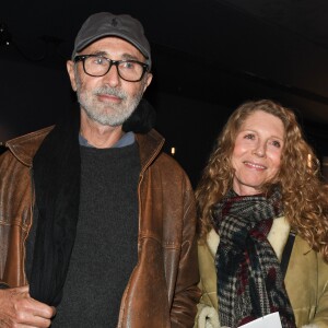 Exclusif - Thierry Lhermitte avec sa femme Hélène - Générale de la pièce "Groenland" avec Géraldine Danon au théâtre "La Scala" à Paris le 8 novembre 2019. © Coadic Guirec/Bestimage