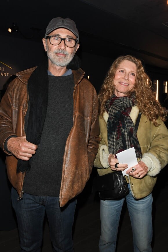 Exclusif - Thierry Lhermitte avec sa femme Hélène - Générale de la pièce "Groenland" avec Géraldine Danon au théâtre "La Scala" à Paris le 8 novembre 2019. © Coadic Guirec/Bestimage