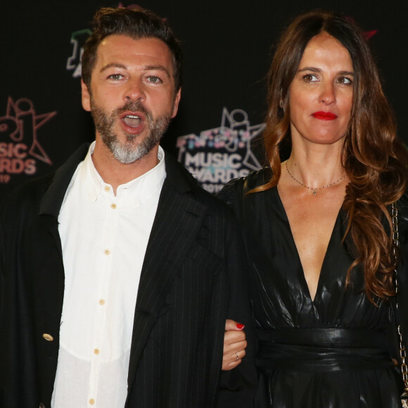 Christophe Maé et sa femme Nadège Sarron - 21ème édition des NRJ Music Awards au Palais des festivals à Cannes le 9 novembre 2019. © Dominique Jacovides/Bestimage