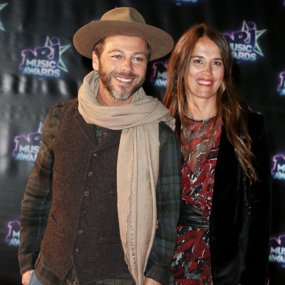 Christophe Maé et sa femme Nadège à la 18ème cérémonie des "NRJ Music Awards" au Palais des Festivals à Cannes, le 12 novembre 2016. © Dominique Jacovides/Bestimage