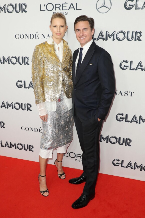 Karolina Kurkova et son mari Archie Drury assistent à la soirée "Glamour Women of the Year Awards 2019" à New York. Le 11 novembre 2019.