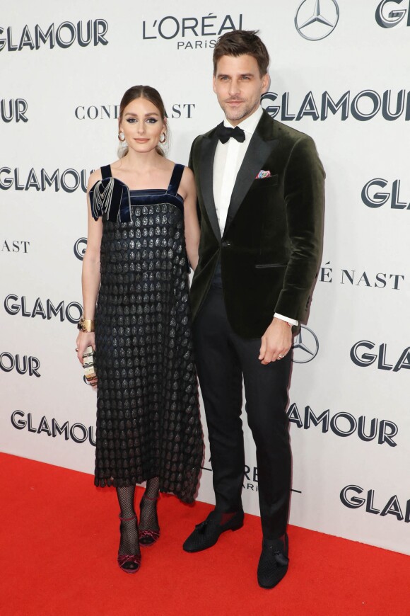 Olivia Palermo et Johannes Huebl assistent à la soirée "Glamour Women of the Year Awards 2019" à New York. Le 11 novembre 2019.