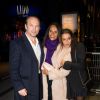 Exclusif - Vincent Perez et sa femme Karine Silla et leur fille Tess Perez - Arrivées à l'avant-première du film "J'accuse" au cinéma UGC Normandie à Paris le 12 novembre 2019.