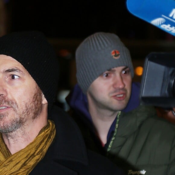 Exclusif - Calogero - Arrivées à l'avant-première du film "J'accuse" au cinéma UGC Normandie à Paris le 12 novembre 2019. © Jonathan Rebboah/Panoramic/Bestimage