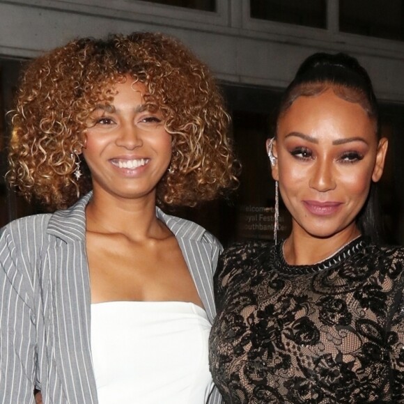 Mel B et sa fille Phoenix Chi, 20 ans, quittent la soirée "ITV Palooza" à Londres, le 12 novembre 2019.