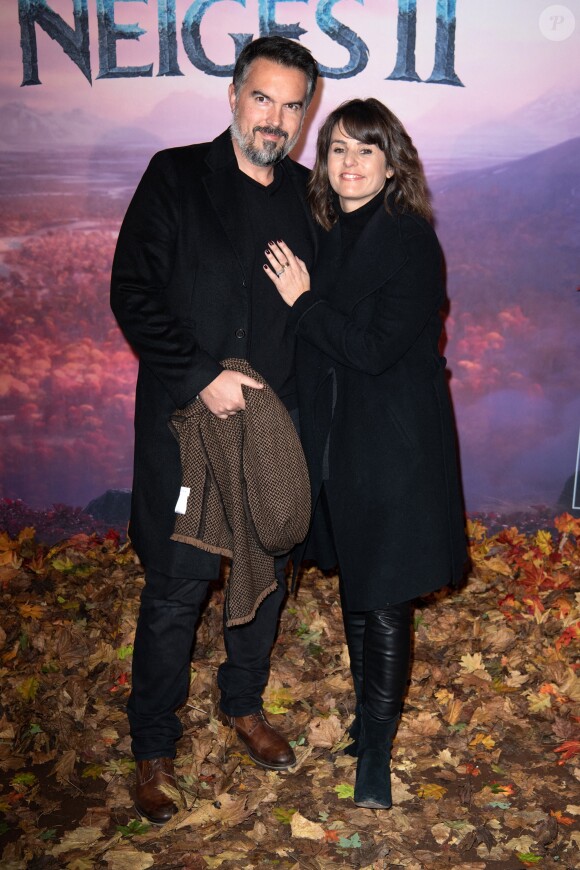 Faustine Bollaert et son mari Maxime Chattam - Projection exceptionelle de "La Reine des Neiges 2" au Grand Rex à Paris le 13 novembre 2019. © David Niviere/ABACAPRESS.COM