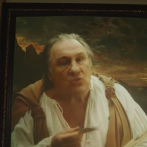 Gérard Depardieu dans le clip de "Blond", de Philippe Katerine. Le 10 octobre 2019.