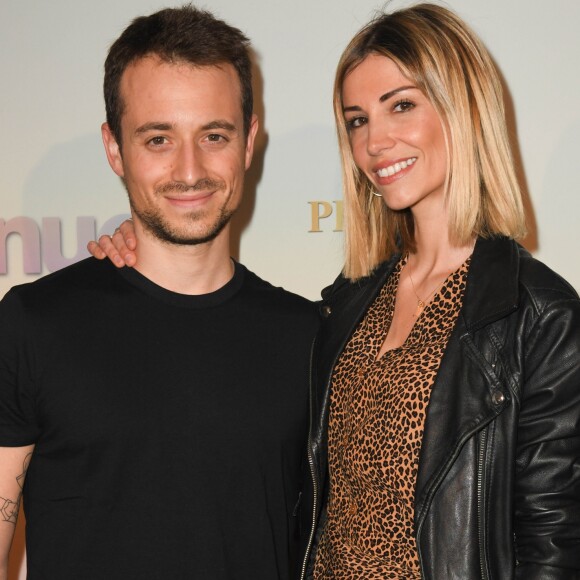 Hugo Clément et sa compagne Alexandra Rosenfeld (Miss France 2006) - Avant-première du film "Mon Inconnue" au cinéma UGC Normandie à Paris le 1er avril 2019. © Coadic Guirec/Bestimage