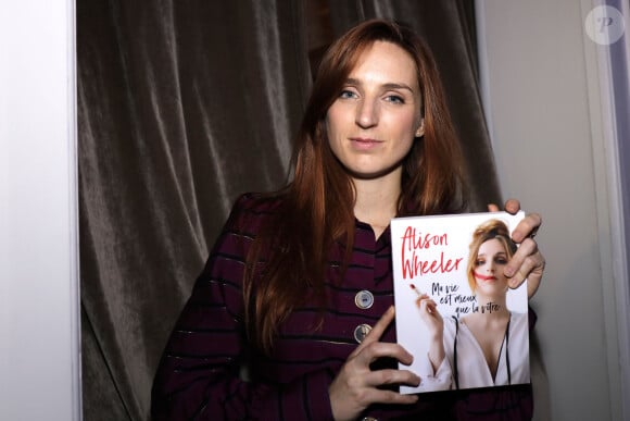 Alison Wheeler - Soirée pour la sortie du livre d'Alison Wheeler "Ma vie est mieux que la vôtre" à l'Hôtel Vernet à Paris, le 12 novembre 2019. © Cédric Perrin/Bestimage
