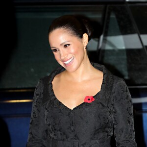 Meghan Markle, duchesse de Sussex - La famille royale assiste au Royal British Legion Festival of Remembrance au Royal Albert Hall à Kensington, Londres, le 9 novembre 2019.