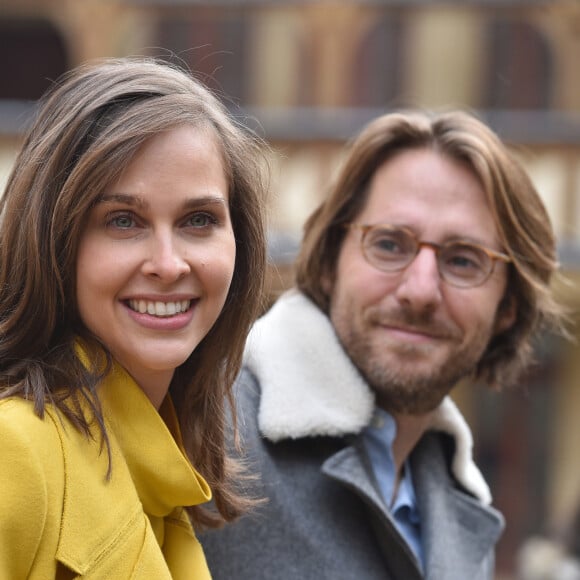 Ophélie Meunier et son mari Mathieu Vergne - 159ème vente aux enchères des vins des Hospices de Beaune le 17 novembre 2019. © Giancarlo Gorassini/Bestimage