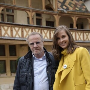 Christophe Lambert et Ophélie Meunier - 159ème vente aux enchères des vins des Hospices de Beaune le 17 novembre 2019. © Giancarlo Gorassini/Bestimage