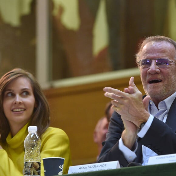 Ophélie Meunier et Christophe Lambert - 159ème vente aux enchères des vins des Hospices de Beaune le 17 novembre 2019. © Giancarlo Gorassini/Bestimage