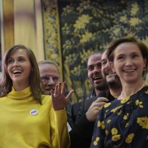 Ophélie Meunier, Christophe Lambert, Tony Parker, François-Xavier Demaison - 159ème vente aux enchères des vins des Hospices de Beaune le 17 novembre 2019. © Giancarlo Gorassini/Bestimage