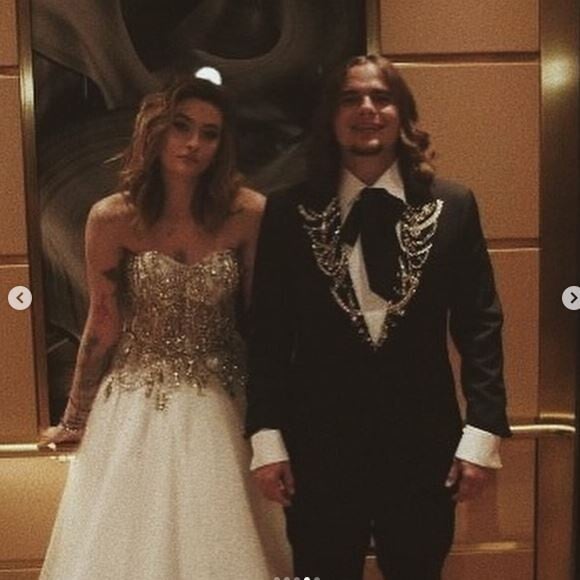 Paris et Prince Jackson ont assisté à la soirée du 60e anniversaire du label Motown Records avec son grand frère Prince Jackson. Beverly Hills, novembre 2019.