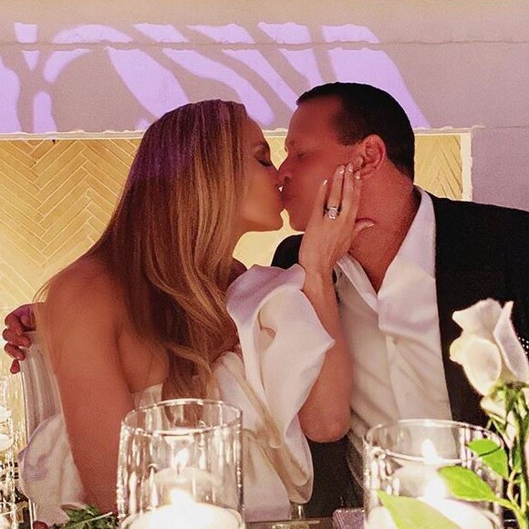 Jennifer Lopez et son fiancé Alex Rodriguez. Septembre 2019.