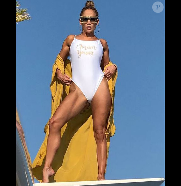 Jennifer Lopez à Saint-Tropez. Août 2019.