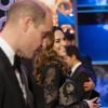 Kate Middleton, duchesse de Cambridge, en robe Alexander McQueen, et le prince William arrivent le 18 novembre 2019 au Palladium Theatre à Londres pour assister à la Royal Variety Performance, gala annuel au profit de la Royal Variety Charity qui soutient les professionnels du divertissement dans le besoin.