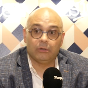 Yoann Riou, candidat de "Danse avec les stars 10", en interview pour "Purepeople", le 4 septembre 2019, sur TF1.